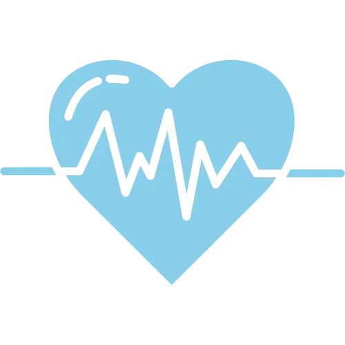 Longevity path icon representing healthy aging.
