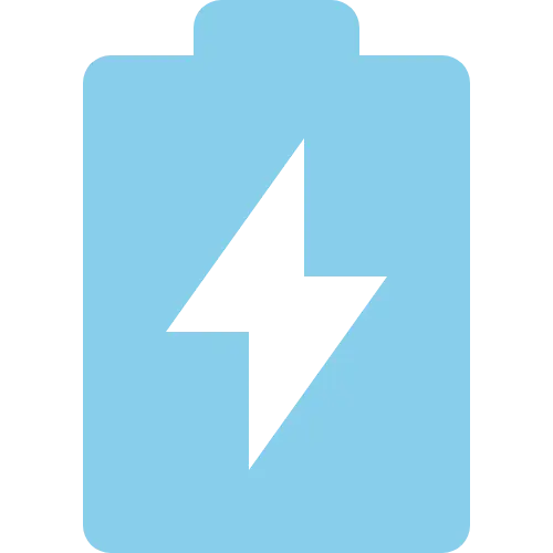 Recovery path icon representing body recharging.